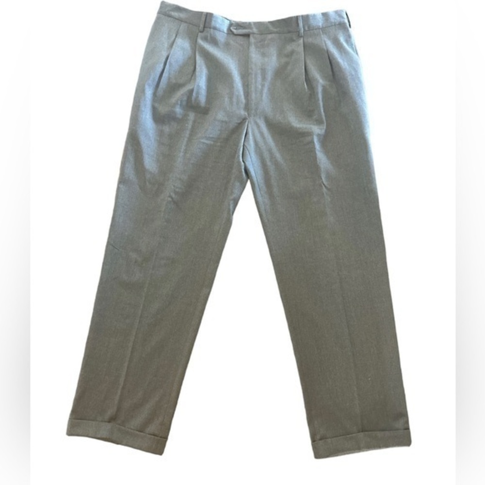 Jos A Banks Mens Gray Dress Pants